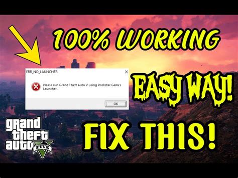 Gta5 Game Fix Works 100000 Gta5exe Stop Working Youtube