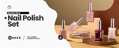 Amazon Beetles Nude Nail Polish Set Coconut Mousse Pcs Pink Nail Fast Drying Long Lasting