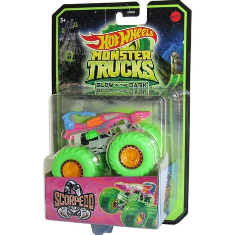 Hot Wheels Monster Trucks Sv T C Ve Tm Scorpedo Max Kovy Hra Ky