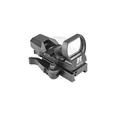 Ncstar Red And Green Reflex Sight With 4 Reticles Black Airsoft Megastore