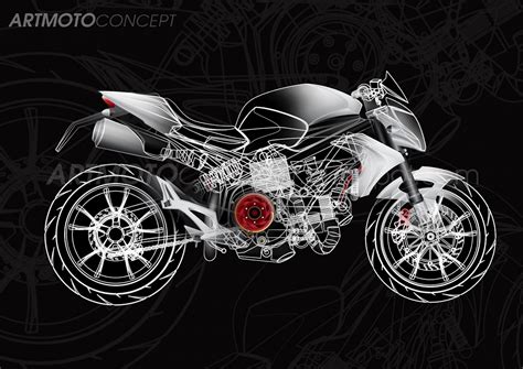 Artmotoconcept Motorcycle Bike Design Desain Motor Desain Motor Naked Streetfighter Rc