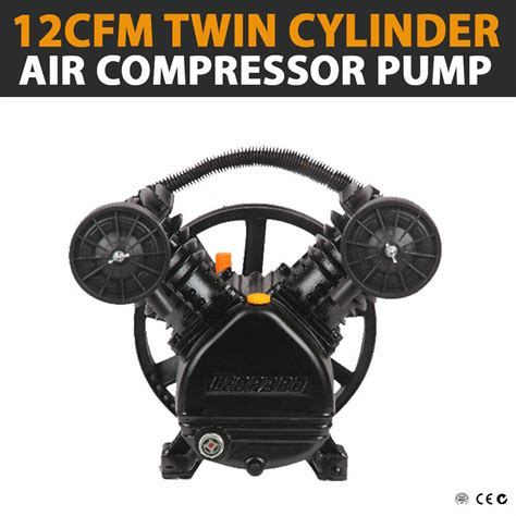 Industrial 12cfm Twin Cylinder Air Compressor Pump Suitable For 3hp