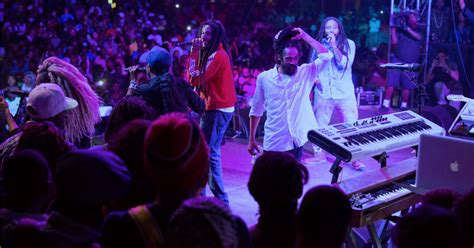 Backstage At Jamaicas Joyous Bob Marley Birthday Celebrations