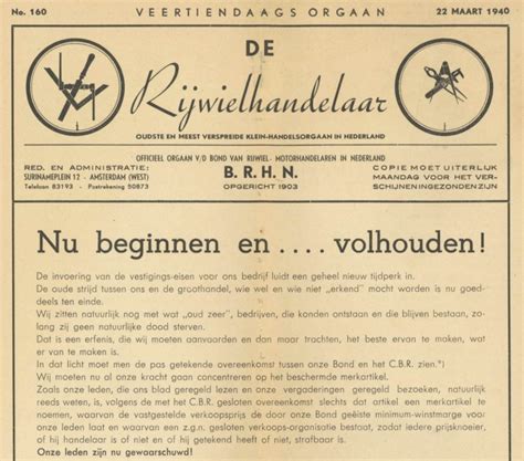 Rijnstreek Catalogus 1940 Met Prijslijst De Oude Fiets