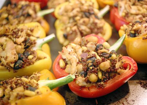 Savory Moroccan Stuffed Peppers