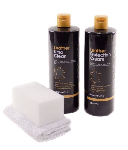 Leather Care Kit- Leather Cleaner and Protection Cream Bundle ...