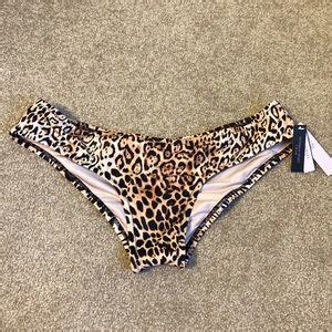 Victoria S Secret Swim Nwt Victoria Secret Leopard Cheeky Bikini Bottom Poshmark