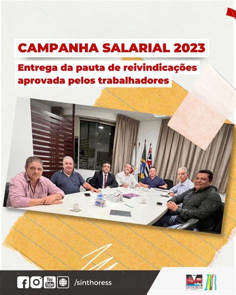 Campanha Salarial Sinthoress