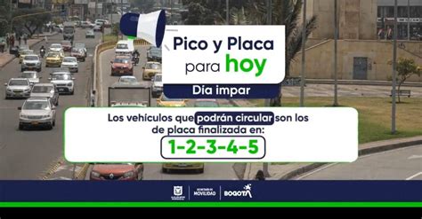 Movilidad Bogotá on Twitter Así funciona el PicoYPlaca en Bogotá