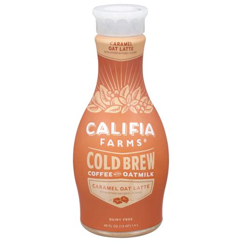 Save On Califia Farms Cold Brew Coffee Oatmilk Caramel Oat Latte