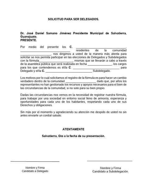 Requisitos para Delegados y Subdelegados | PDF