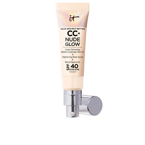IT COSMETICS CC NUDE GLOW Lightweight Foundation Glow Serum SPF40 Fair Ivory UrbanAwan