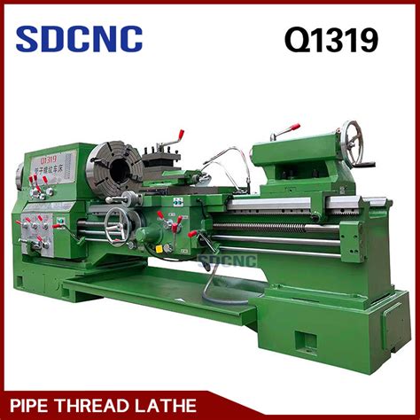 manual pipe thread lathe machine  horizontal lathe machine
