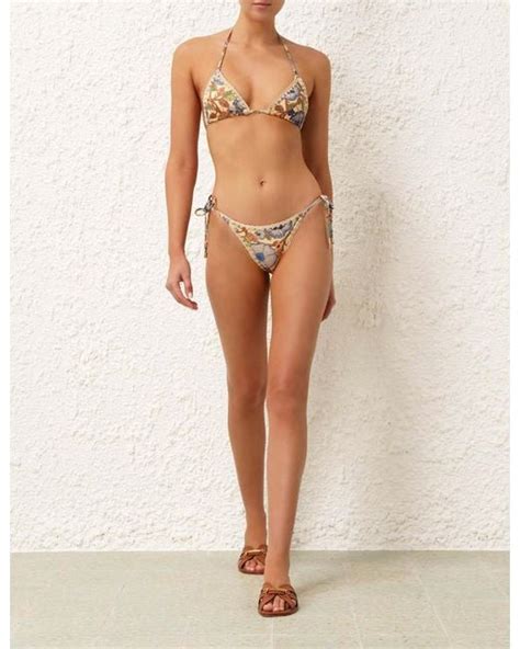 Zimmermann Junie Crochet Edge Bikini Set In White Lyst