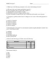 Quiz320201208 Pdf MGMT 430 Quiz 3 Name 1 Which One Of The Following