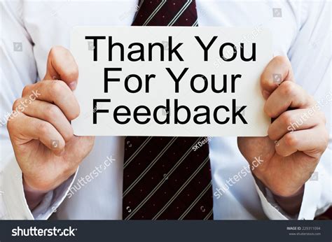 Thank You Your Feedback Stock Photo 229311094 | Shutterstock