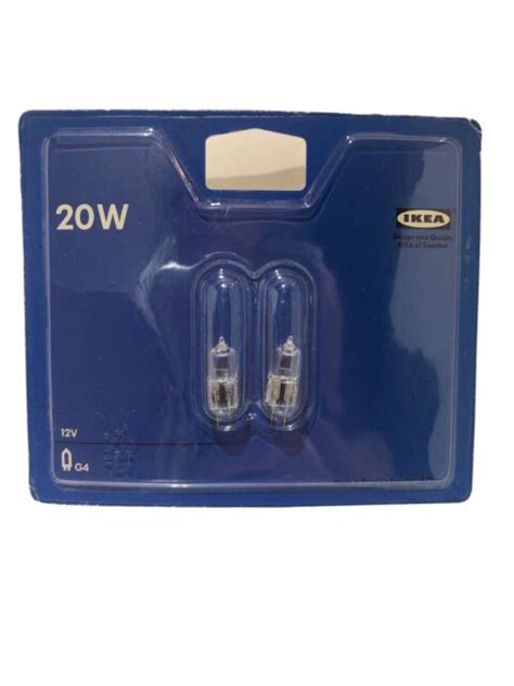 Ikea 20 Watt 12 Volt G4 Base Light 2bulb Ebay