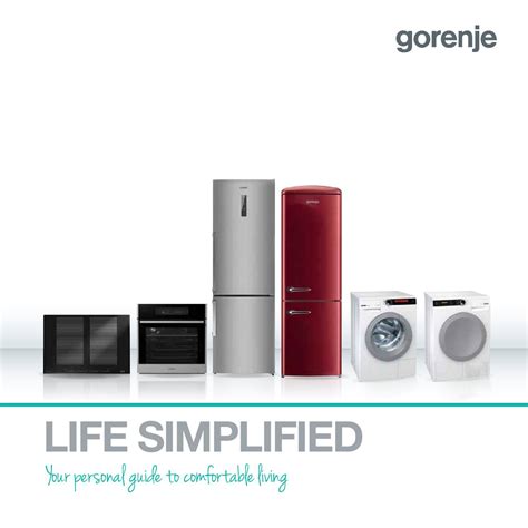 gorenje brand portfolio    gorenje doo issuu