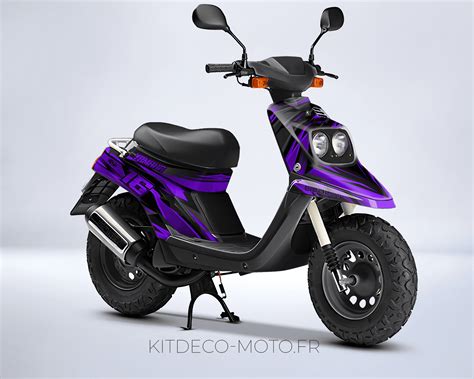 Kit déco MBK Booster 1990 2003 Airon Violet Boutique Kit Déco Moto