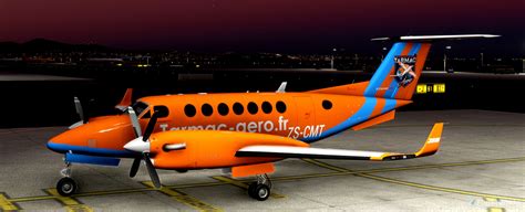 Black Square Beechcraft King Air 350i Tarmac Aero 2021 For