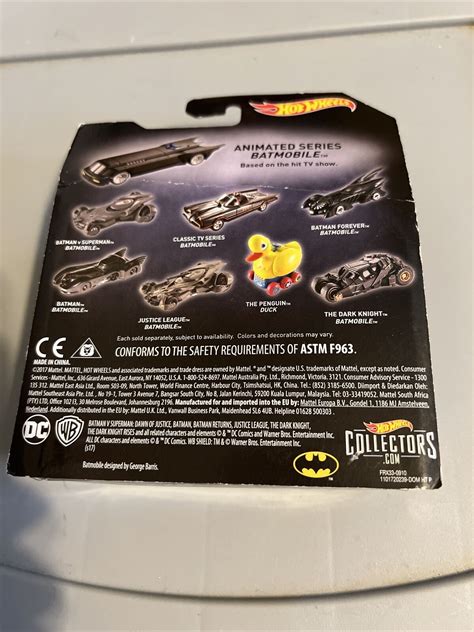 Mavin Mattel Hot Wheels Animated Series Batmobile New