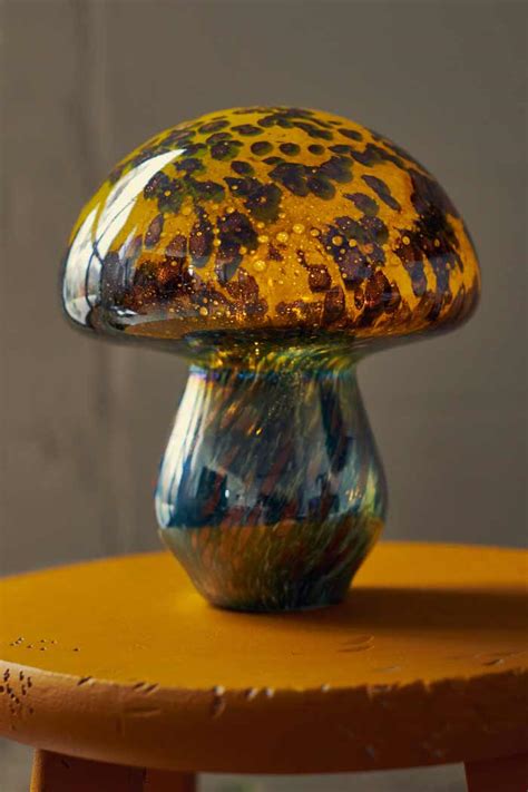 Glass Mushroom Lamp