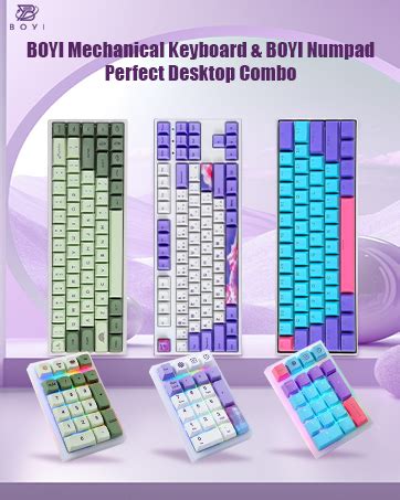 Amazon Boyi Td Mini Rgb Hot Swappable Tri Mode Mechanical Gaming Keyboard With Knob