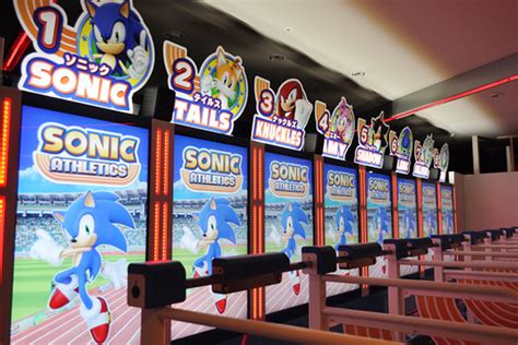 Sonic Athletics arcade game has players control Sonic by running on treadmills - Polygon