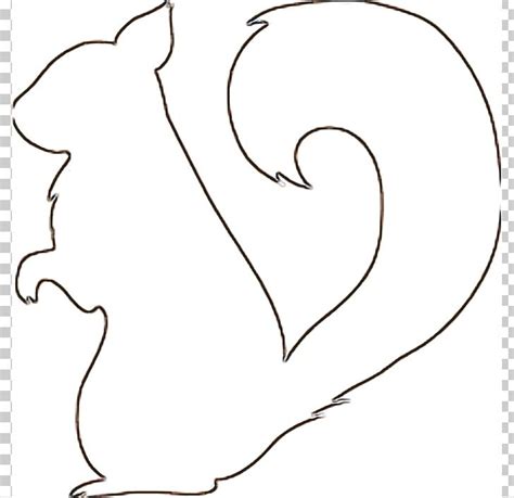 Squirrel ClipArt Outline