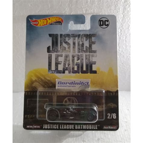 Hot Wheels Premium Justice League Batmobile Batman Liga Da Justi A Shopee Brasil