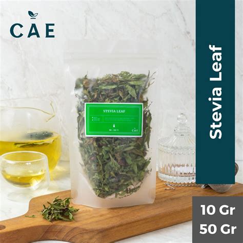 jual stevia leaf dried daun stevia kering pemanis alami murni natural