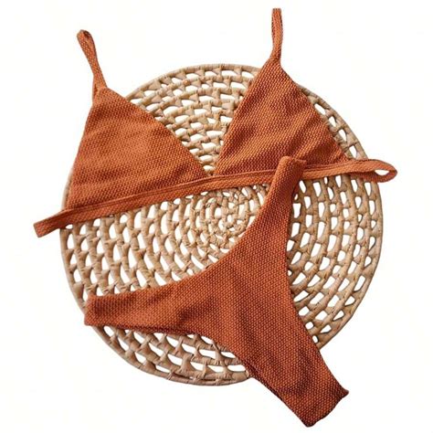 Fixed Bikini With Adjustable Straps Double Thong Delta Wing Panties