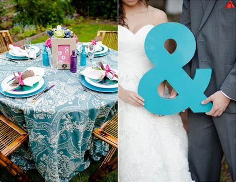Bright & Colorful Wedding Inspiration - Rustic Wedding Chic