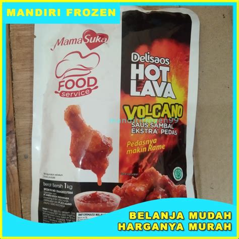 Jual Mamasuka Saus Sambal Extra Pedas Hot Lava Volcano Kg Shopee Indonesia