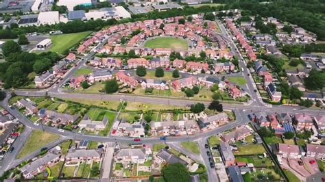 Harraton Village Washington Tyne And Wear England UK DJI Mini Mavic