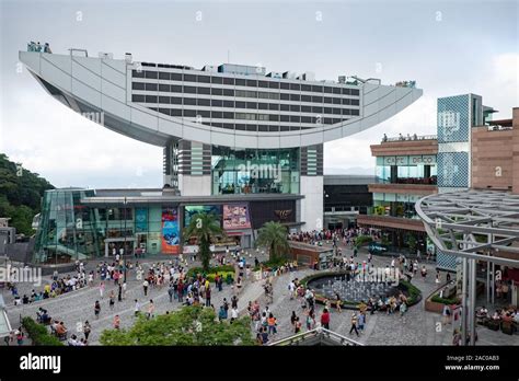 The Peak Building Hong Kong Stock Photo Alamy