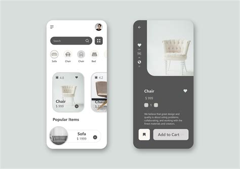 Furniture App on Behance