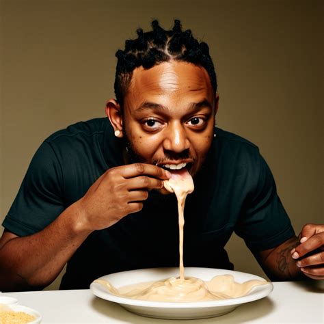 kendrick lamar eating mayo