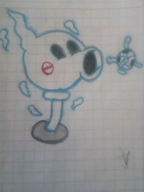 Mini Dibujo De Guisante Fantasma Universo PvZPvZ Oficial Amino