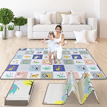 Amazon Baby Play Mat 79 X 71 Reversible Waterproof Foldable