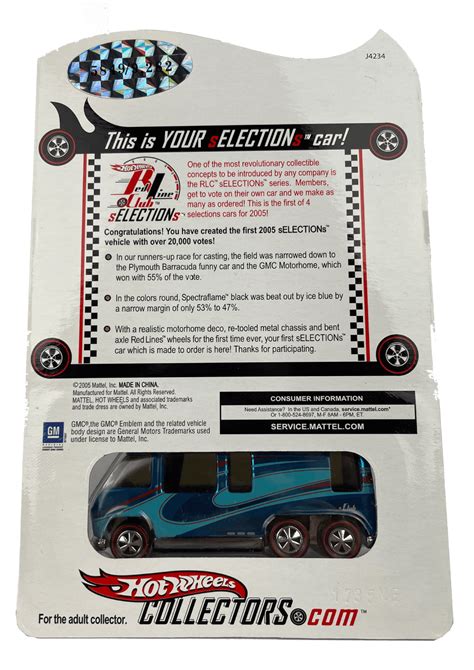 Hot Wheels Rlc Selections Series Gmc Motor Home Hot Wheels