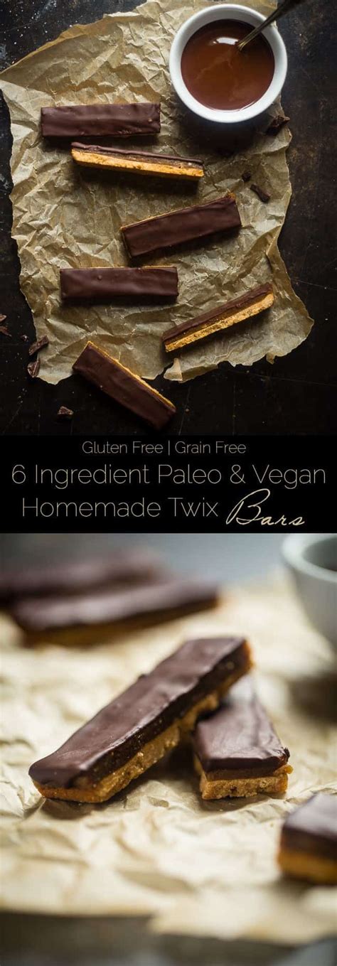 Homemade Twix Bars Paleo Vegan Food Faith Fitness