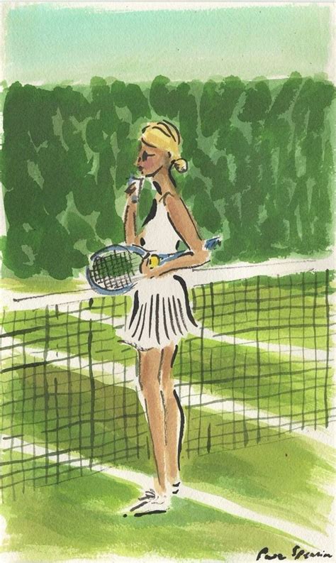 cool tennis art aesthetic tennis drawing country club drawing