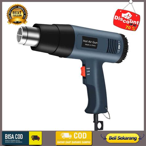 Heat Gun Pemanas Low Watt Hit Gun Serbaguna Perontok Cat Electric Hot Air Gun Dryer Heat Solder