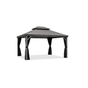 Kozyard Alexander Ft X Ft Aluminum Gray Hardtop Gazebo With