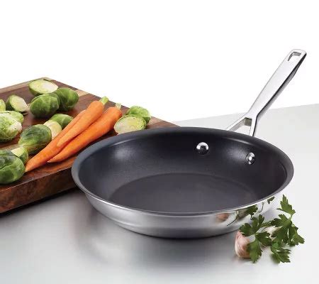 Anolon Tri Ply Clad Stainless Steel French Skillet Qvc