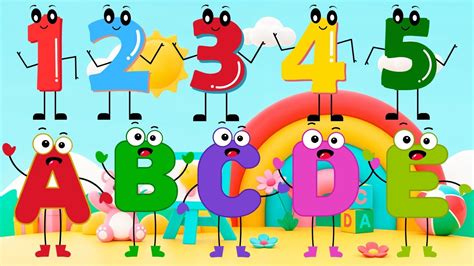Learn ABCs and Numbers for kids in one video | kids songs and Nursery ...