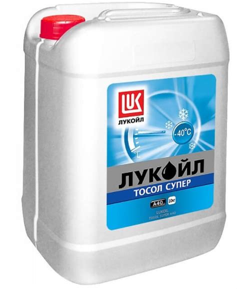 Антифриз Лукойл Тосол Супер А40: характеристики, цена, отзывы