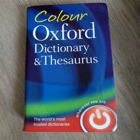 colour oxford dictionary thesaurus hobbies toys books magazines childrens books