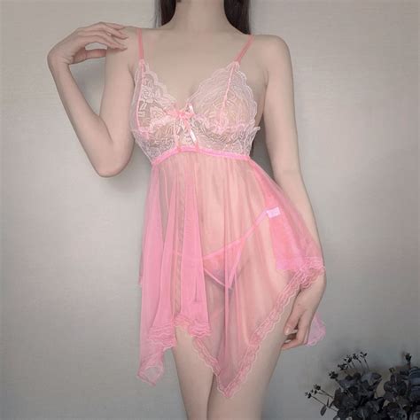 Jual Lingerie Sexy Hot Dress Baju Tidur Wanita Dewasa Transparan A Shopee Indonesia